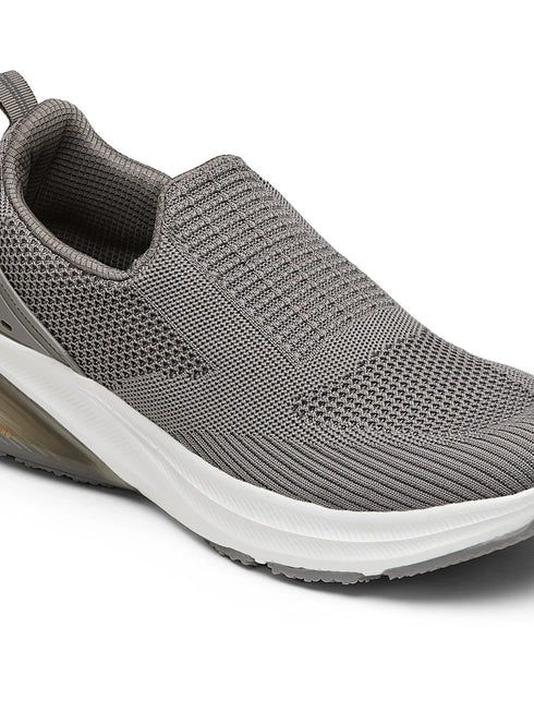 PORIUM Grey Men's Walking Shoes